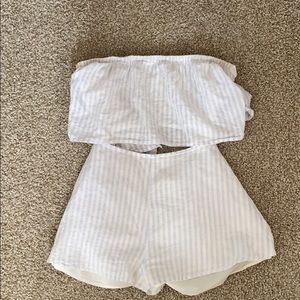 Striped Tobi, one piece romper